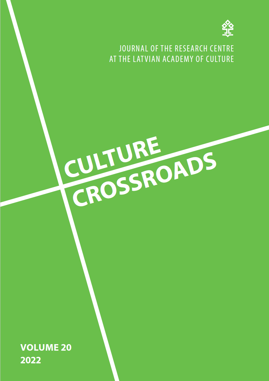 					View Vol. 20 (2022): Culture Crossroads
				