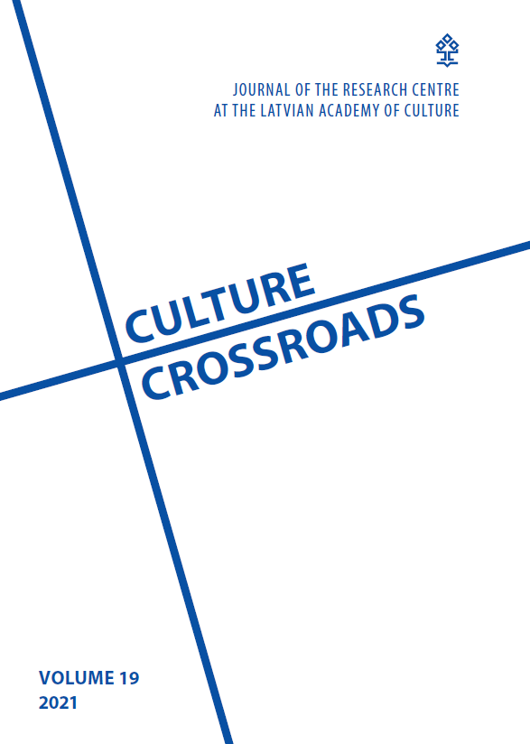 					View Vol. 19 (2021): Culture Crossroads
				